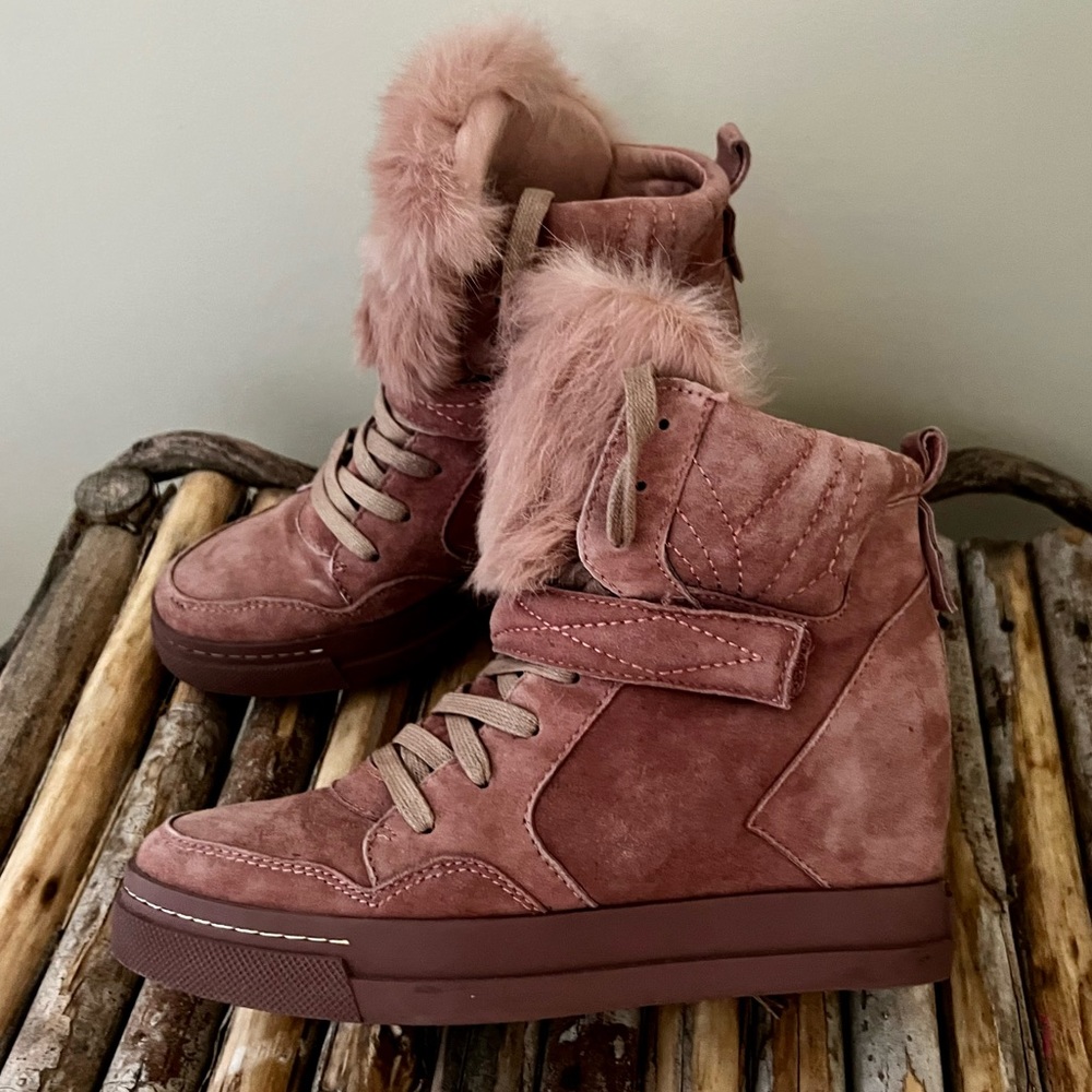 Suede shoes